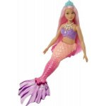 Mattel Νεα Barbie Γοργονα (Curvy, Pink Hair) With Pink Ombre Mermaid Tail and Tiara - Image 2