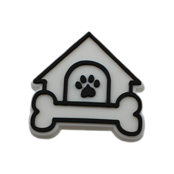 Αξεσουάρ για Διακόσμηση Παπουτσιών Crocs σχέδιο Dog Σκυλόσπιτο με Κόκκαλο