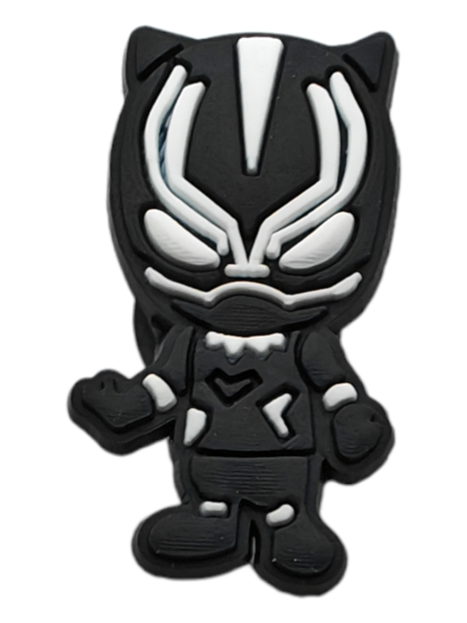 IMG20240421100304 Αξεσουάρ για Διακόσμηση Παπουτσιών Crocs σχέδιο Black Panther Marvel - Image 1