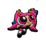 Αξεσουάρ για Διακόσμηση Παπουτσιών Crocs σχέδιο Powerpuff Girls 1 Ροζ