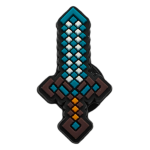 Αξεσουάρ για Διακόσμηση Παπουτσιών Crocs σχέδιο Minecraft Σπαθί