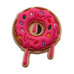 Αξεσουάρ για Διακόσμηση Παπουτσιών Crocs σχέδιο Donuts Ροζ 1