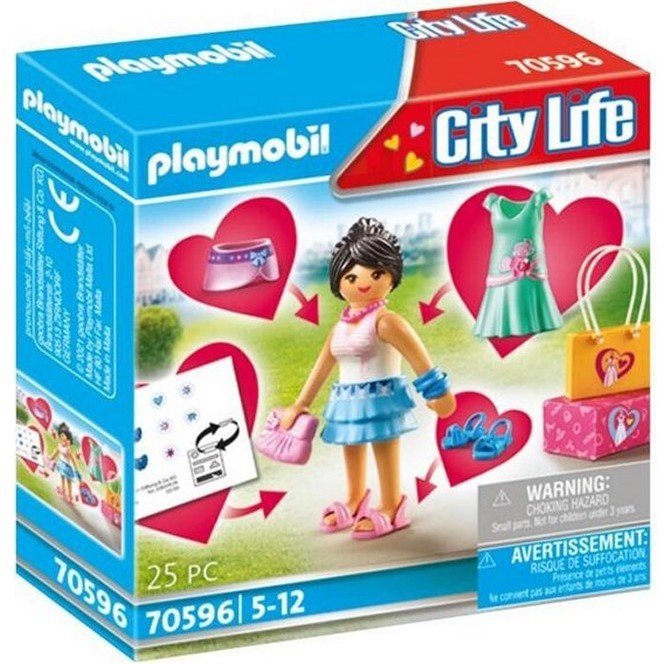 playmobil-city-life-mode-meisje-14x14cm Playmobil City Life Fashion Girl για 5-12 ετών - Image 1