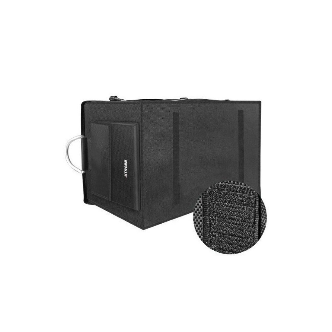 Πτυσσόμενη Θήκη Οργάνωσης Πορτ Μπαγκάζ με 3 θήκες σε μαύρο χρώμα, 59x35x30 cm - Xtrobb - Image 6