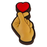 Αξεσουάρ για Διακόσμηση Παπουτσιών Crocs σχέδιο Love Finger