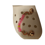 Μεταλλικό Αξεσουάρ για Διακόσμηση Παπουτσιών Crocs σχέδιο Αλυσίδα Be Happy - Image 2