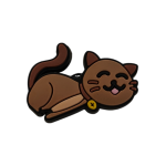 Αξεσουάρ για Διακόσμηση Παπουτσιών Crocs σχέδιο Γάτα Καφέ