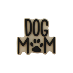 Αξεσουάρ για Διακόσμηση Παπουτσιών Crocs σχέδιο Dog Mom Ασπρόμαυρο