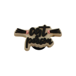 Αξεσουάρ για Διακόσμηση Παπουτσιών Crocs σχέδιο Logo Cat Person Μαύρο