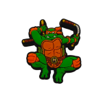 Αξεσουάρ για Διακόσμηση Παπουτσιών Crocs σχέδιο Χελωνονιντζάκια Μικελάντζελο Ολόσωμο