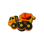 Αξεσουάρ για Διακόσμηση Παπουτσιών Crocs σχέδιο Μπετονιέρα Κίτρινο-Κόκκινη 1