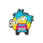 Αξεσουάρ για Διακόσμηση Παπουτσιών Crocs σχέδιο Logo Barbie