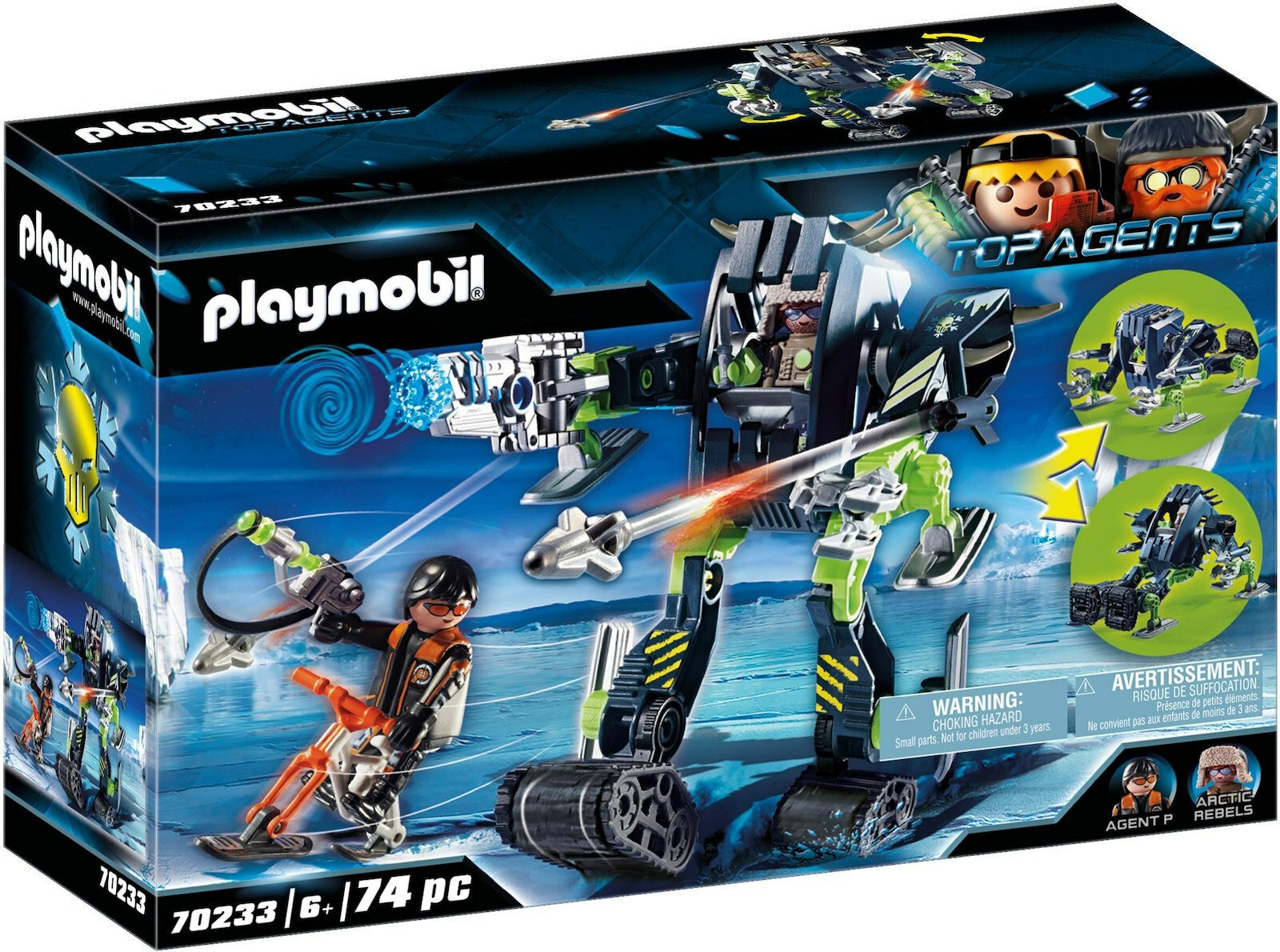 Playmobil Top Agents Arctic Rebels Ice Robot για 6+ ετών - Image 1