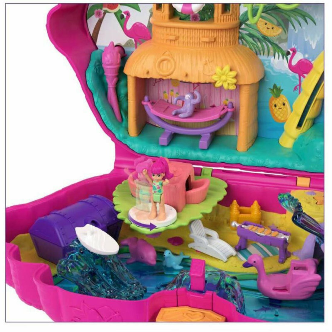 Mattel Παιχνίδι Μινιατούρα Polly Pocket Flamingo Party για 4+ Ετών - Image 3