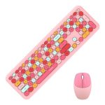 Mofii 666 Ασύρματο Σετ Πληκτρολόγιο & Ποντίκι International English Ροζ - Image 2