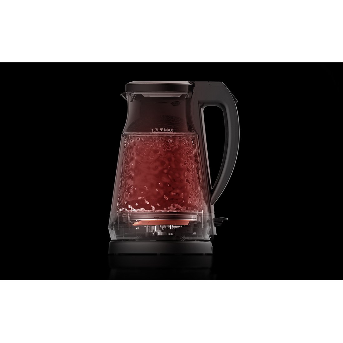 Deerma Βραστήρας με έλεγχο της θερμοκρασίας 1.7lt 1700W Μαύρος - Image 12