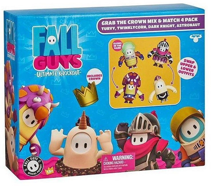 fall-guys-action-figure-s2-4-pack-25x30-5cm Φιγούρες Fall Guys Mix & Match Action Figure 4 Pack - Image 1