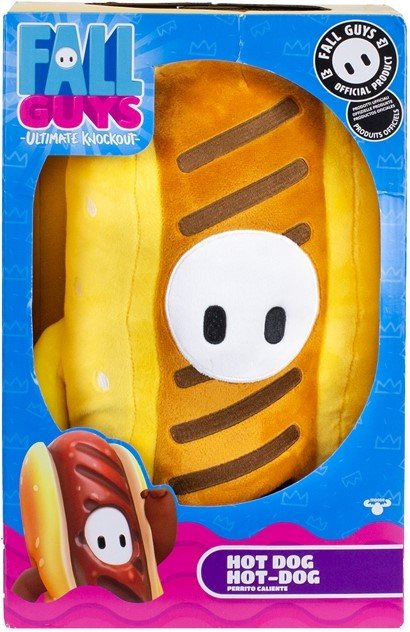 fall-guys-plush-hot-dog-20x32-5cm Fall Guys Λούτρινο Hot Dog 20x32,5cm - Image 1