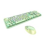 MOFII Ασύρματο Σετ Πληκτρολόγιο & Ποντίκι Sweet Wireless Keyboard + Mouse Set 2.4G - Πράσινο (SMK-623387AG)