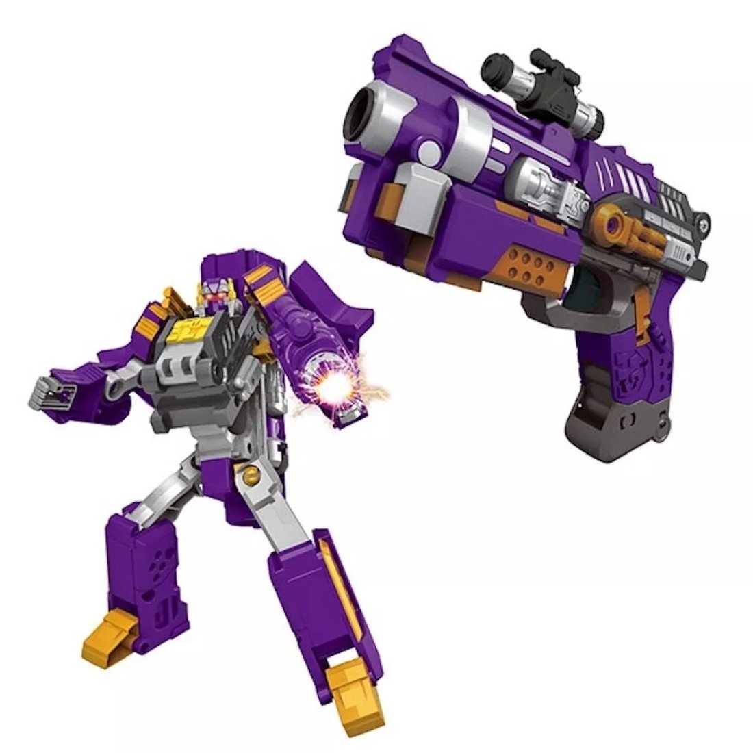 Παιχνίδι Toi Toys- Robot Μετασχηματιστής Ρομπότ-Όπλο με μαλακά βέλη 3 Χρώματα - Image 3