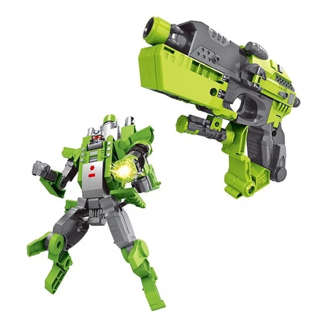 Παιχνίδι Toi Toys- Robot Μετασχηματιστής Ρομπότ-Όπλο με μαλακά βέλη 3 Χρώματα - Image 2