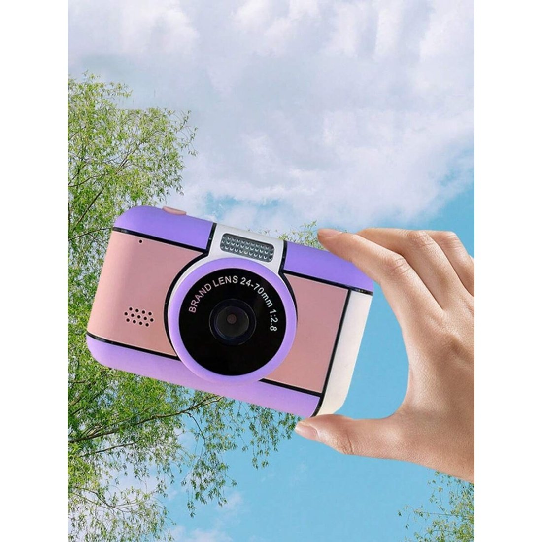 Ψηφιακή φωτογραφική μηχανή για παιδιά D7 Μωβ 3+ ετών - Image 2