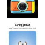 Ψηφιακή φωτογραφική μηχανή για παιδιά D7 Μπλε-Πορτοκαλί 3+ ετών - Image 10