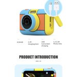 Ψηφιακή φωτογραφική μηχανή για παιδιά D7 Μπλε-Πορτοκαλί 3+ ετών - Image 13