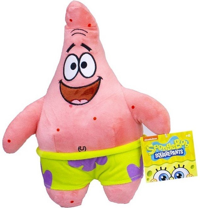 spongebob-squarepants-pluche-spongebob-plus-patrick-2-assorti-30cm-3 Λούτρινο Nickelodeon Spongebob Πάτρικ Ο Αστερίας εκ. 30cm - Image 1