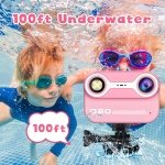 Παιδική Αδιάβροχη Κάμερα D60 1080P FHD για Κορίτσια Αγόρια 3-12 ετών Μπλε - Image 4