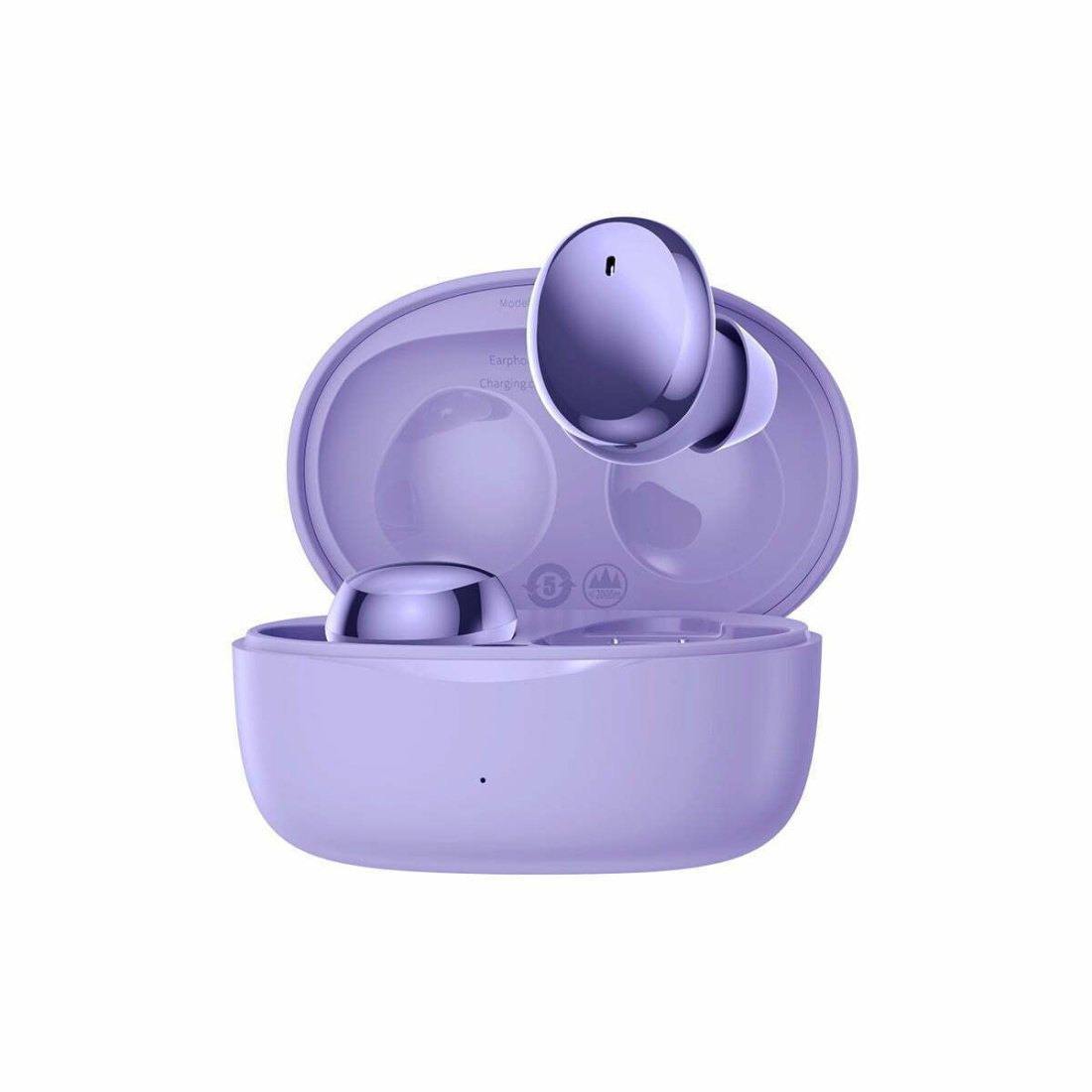 Baseus Bowie E2 In-ear Bluetooth Handsfree Ακουστικά με Θήκη Φόρτισης Μωβ - Image 2