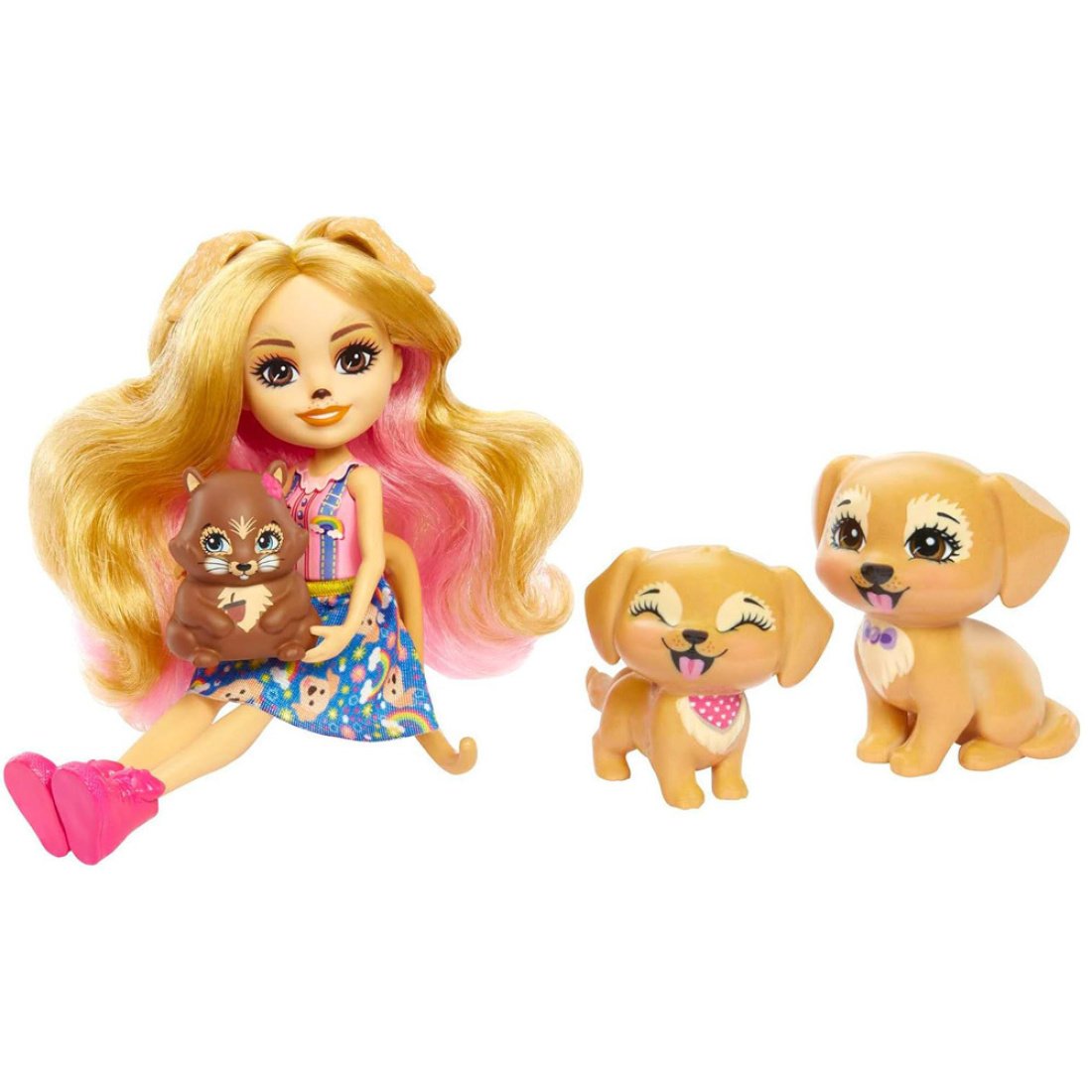 Enchantimals Κούκλα Enchantimals City Tails Gerika Golden Retriever Family για 3+ Ετών - Image 5