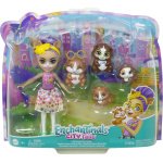 Mattel Παιχνίδι Μινιατούρα Enchantimals City Tails Glee Guina Pig Γαλάζιο 3+