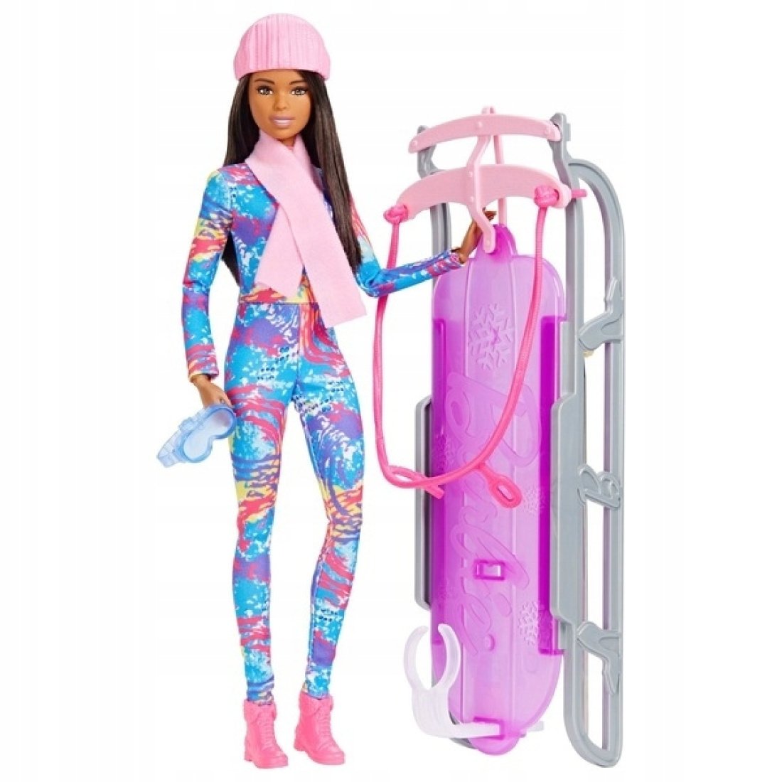 Κούκλα Barbie You can be anything με Έλκηθρο 23x32cm - Image 2