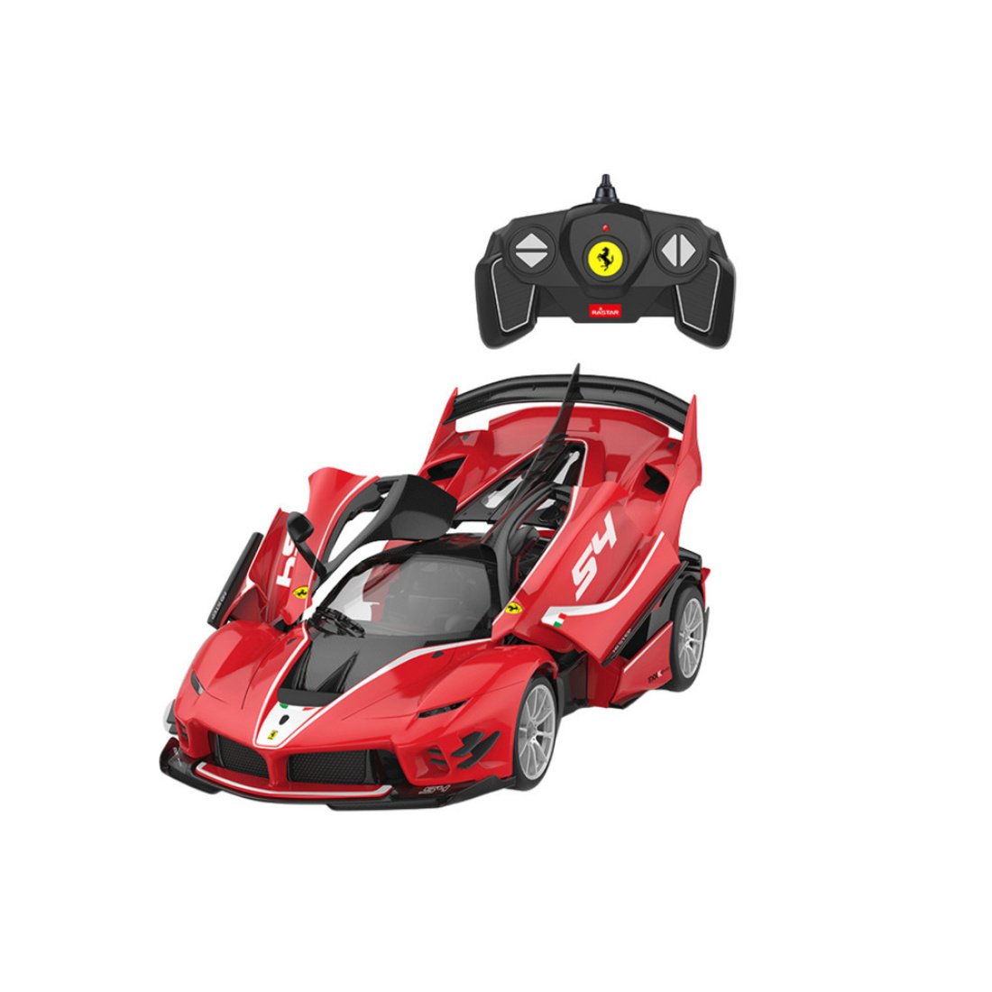 Rastar Ferrari FXX K Evo Τηλεκατευθυνόμενο Building Blocks 1:18 Red 88 Pieces - Image 5