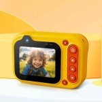 Παιδική Αδιάβροχη Κάμερα D60 1080P FHD για Κορίτσια Αγόρια 3-12 ετών Κίτρινο-Πορτοκαλί - Image 3