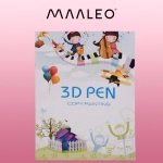 Maaleo Βιβλίο Τρισδιάστατης Σχεδίασης 3D με 40 Μοτίβα, 25.5x17.5 cm - Image 3