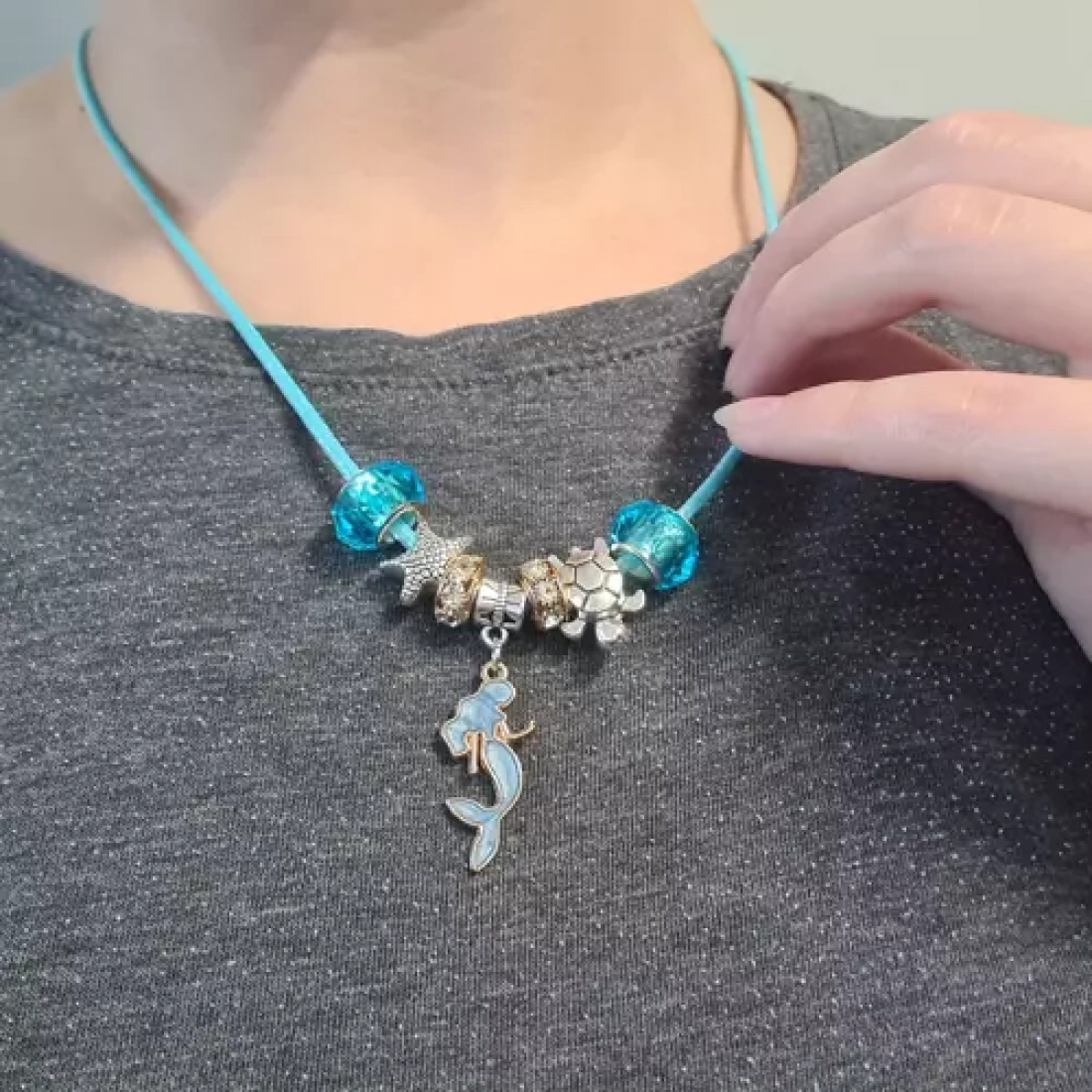 Σετ χάντρες για κατασκευή κοσμημάτων 107τμχ Kruzzel - Image 7