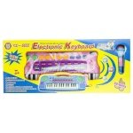 Παιδικό Πιάνο με μικρόφωνο σε ροζ χρώμα, Electronic piano - Image 2