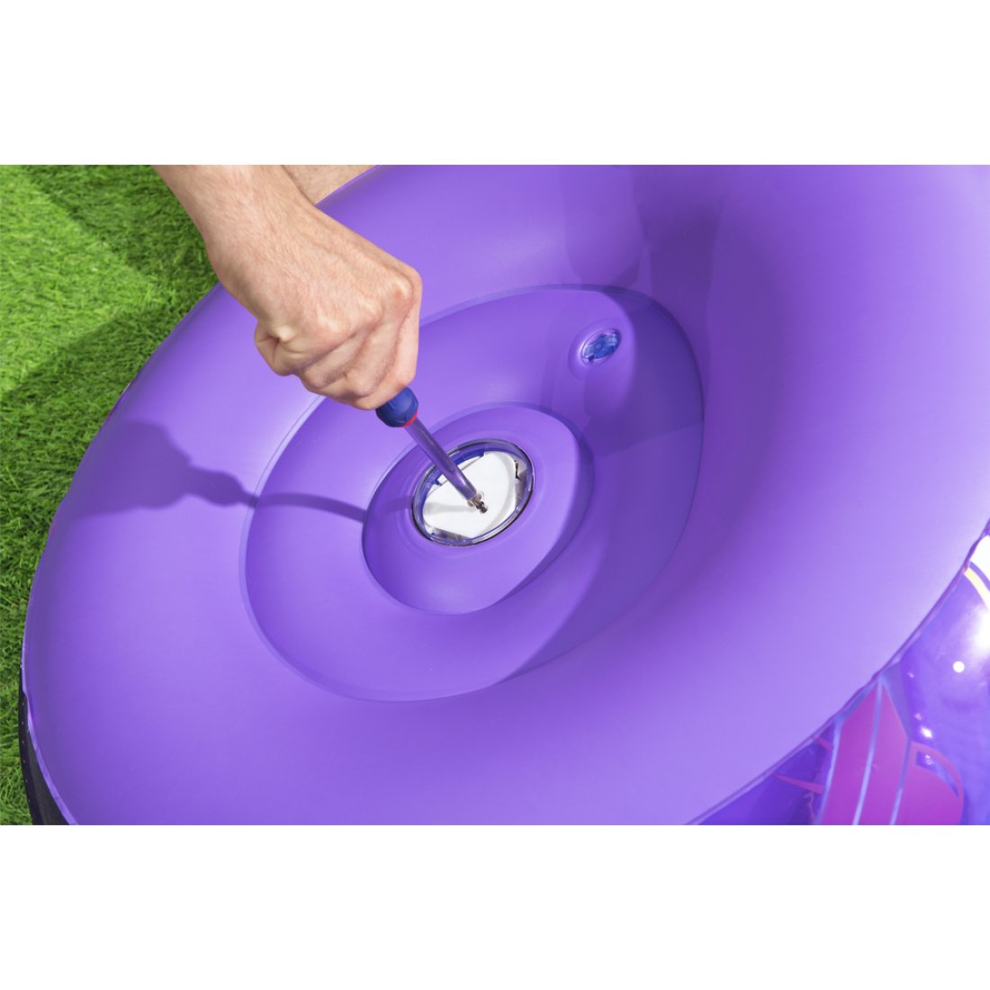 Πουφ Φουσκωτή Καρέκλα Bestway Διαστημόπλοιο με Led 72 X 72 X 64 cm - Image 4