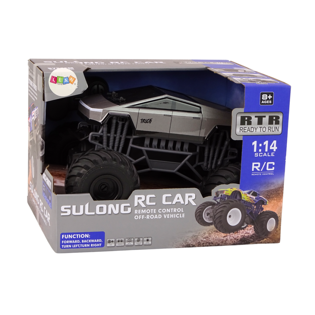 Cybertruck Τηλεχειριζόμενο αυτοκίνητο Εκτός δρόμου RC Car 1:14 Γκρι - Image 5