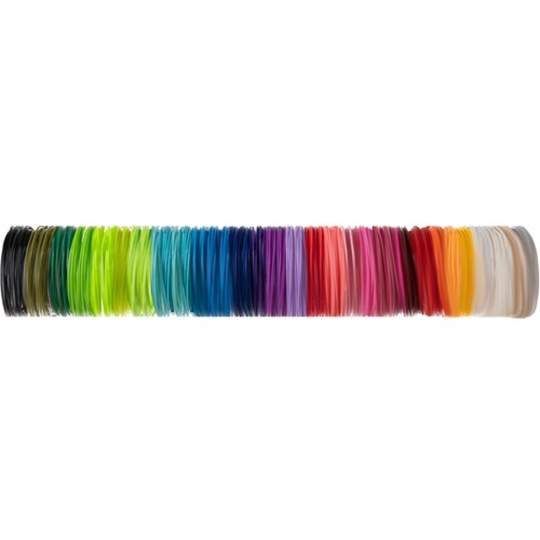 Kruzzel 30 Τεμάχια PLA 3D Printer Filament 1.75mm Πολύχρωμο 0.038kg - Image 7