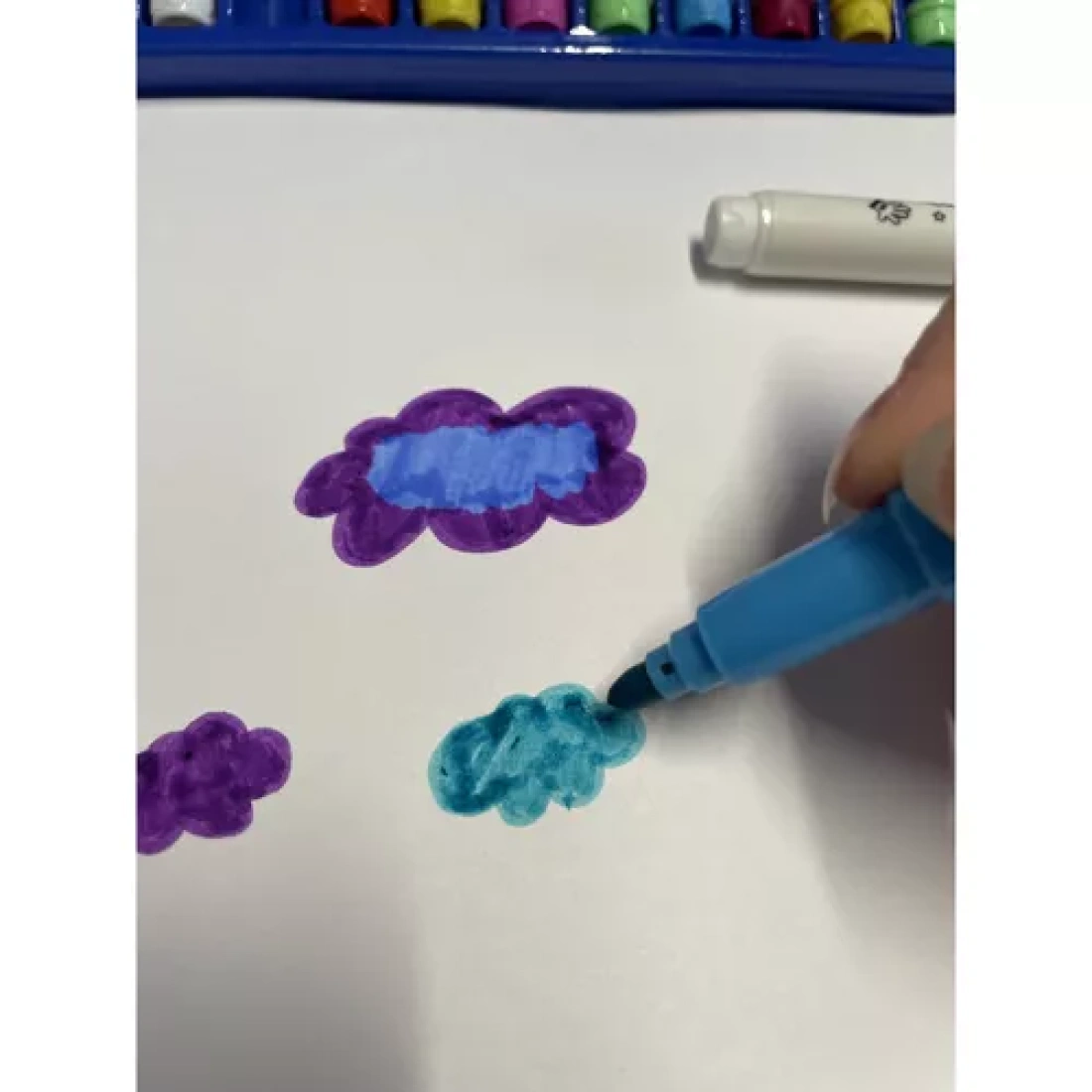 Σετ μαγικών μαρκαδόρων για αλλαγή χρωμάτων, 25 κομμάτια, με αόρατο μελάνι και εφέ 3D 23201 - Image 8