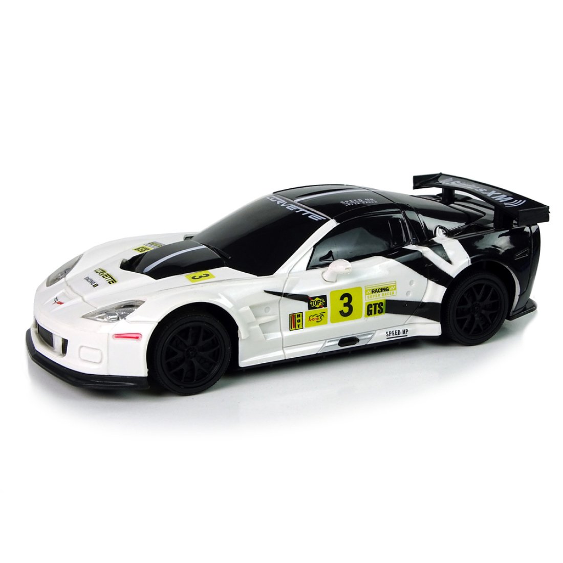 Τηλεκατευθυνόμενο Αυτοκίνητο R/C Corvette C6.R Λευκό 1:24 - Image 2