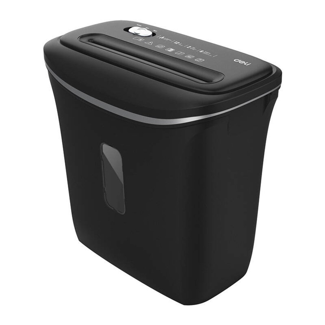 Deli Καταστροφέας Εγγράφων 6 Φύλλων Paper Shredder with 138W Motor, 12L - Μαύρο (E9945) - Image 6