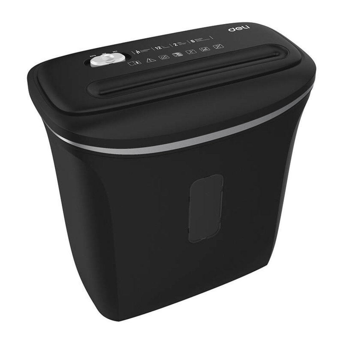Deli Καταστροφέας Εγγράφων 6 Φύλλων Paper Shredder with 138W Motor, 12L - Μαύρο (E9945) - Image 5