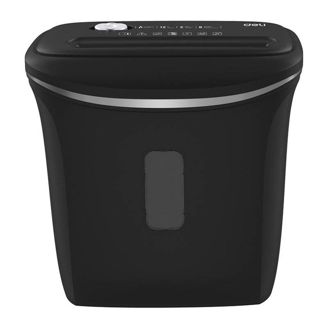 Deli Καταστροφέας Εγγράφων 6 Φύλλων Paper Shredder with 138W Motor, 12L - Μαύρο (E9945) - Image 3