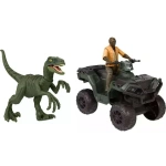 Jurassic Park World Barry Sembene ATV Pack Legacy Collection Velociraptor Βελοσιράπτορας (MATTHTP62) - Image 2
