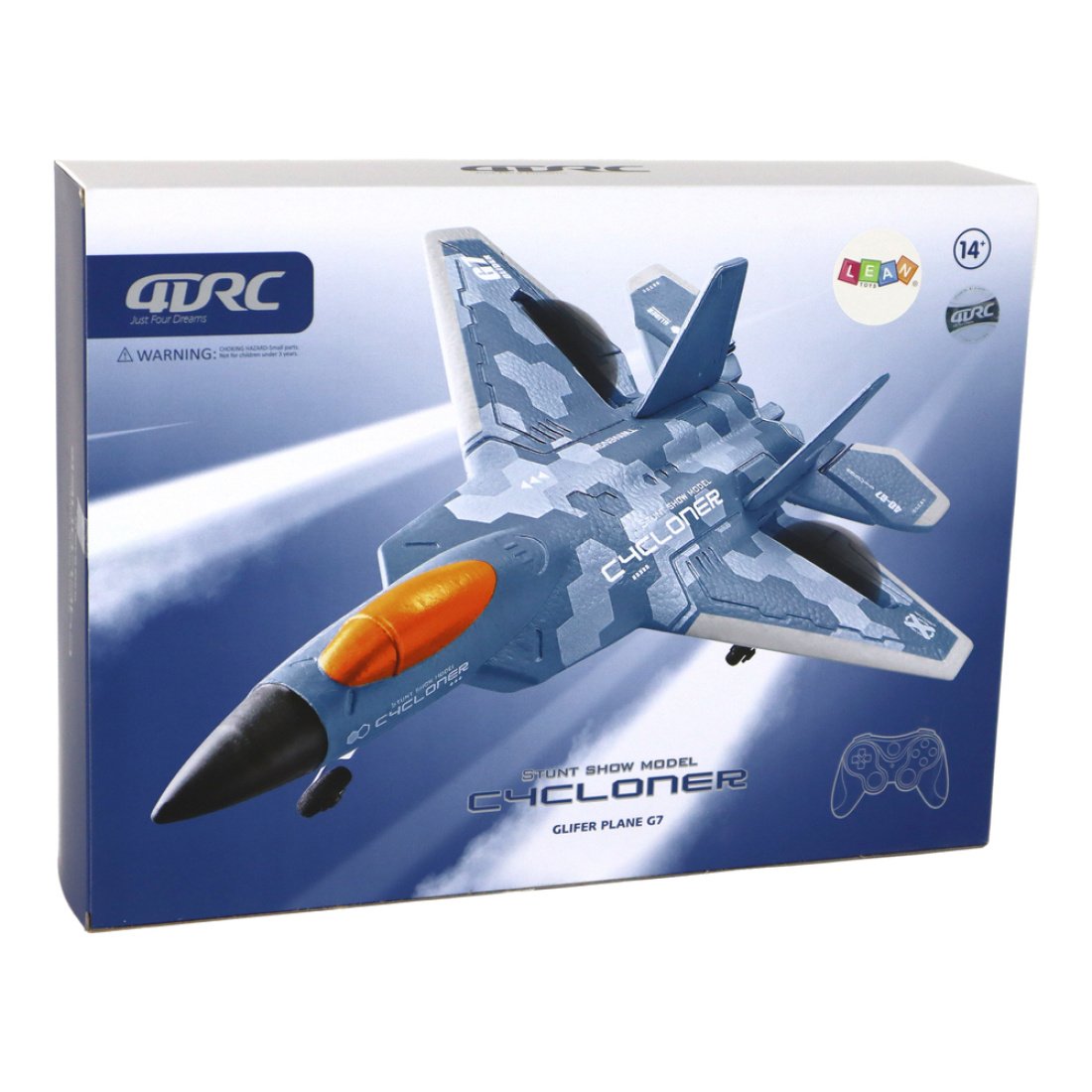 Τηλεκατευθυνόμενο Αεροπλάνο σε Μπλε Χρώμα R/C 4D-G7 - Image 6