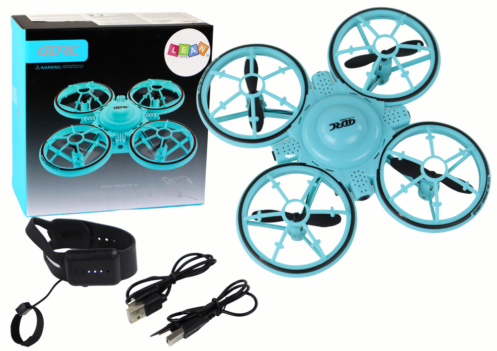 eng_pl_Remote-Controlled-Drone-Lights-Blue-16353_1 Τηλεκατευθυνόμενο Drone Μπλε χωρίς Κάμερα - Image 1